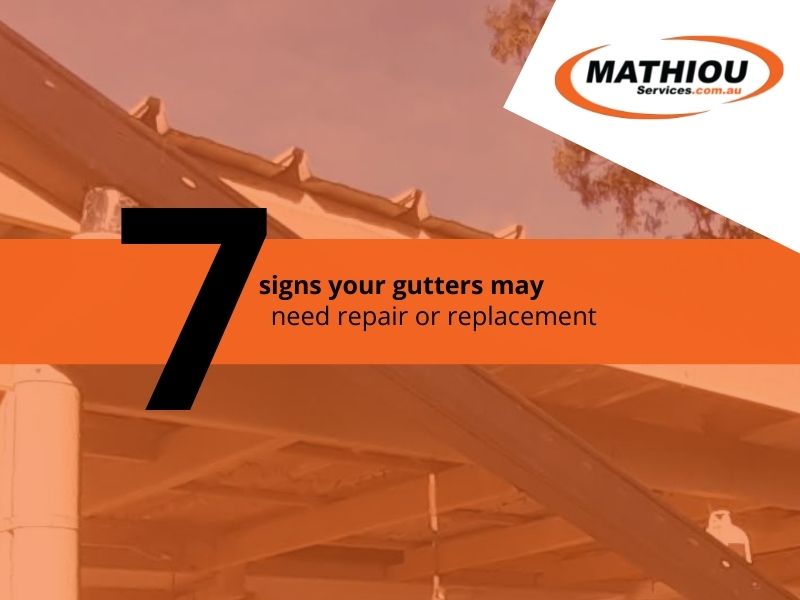 7 signs your gutters may need repair
