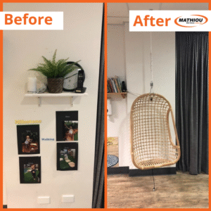 Childcare centre Hanging Chair install