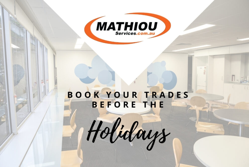 Book your trades before holidays