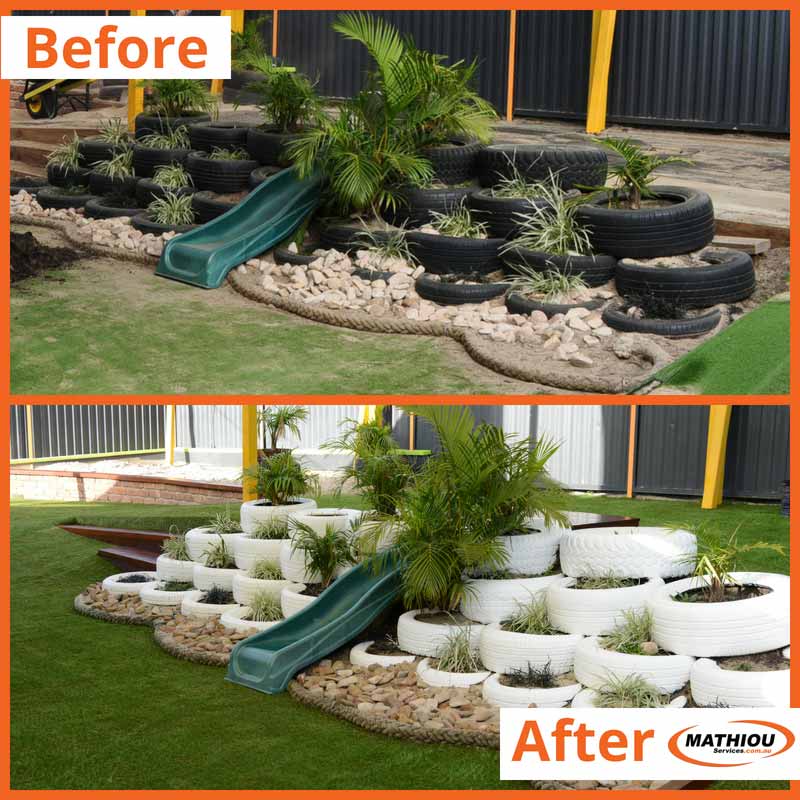 revamp of car tire slide