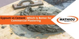 Gypsum vs Cement