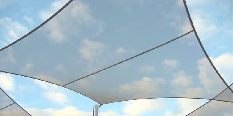 Shade sail maintenance