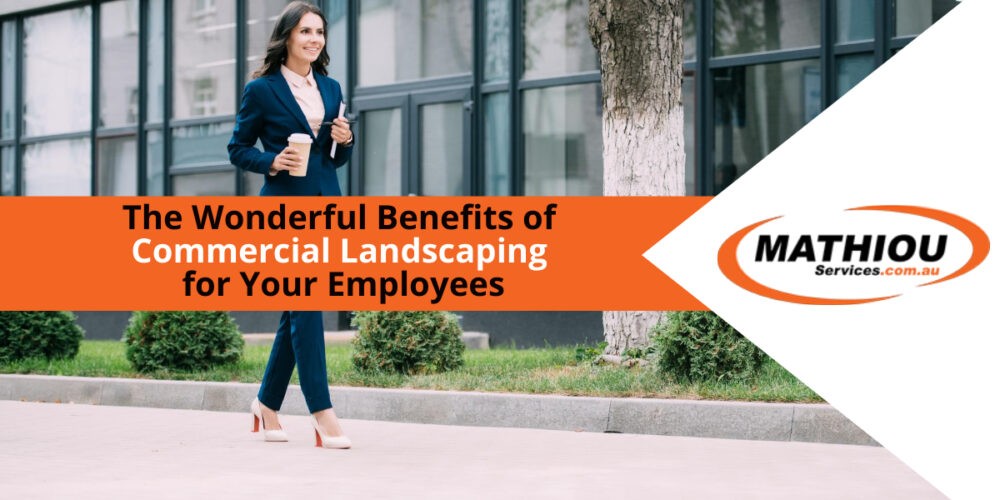 Commercial landscaping benefits your employees in more ways than one