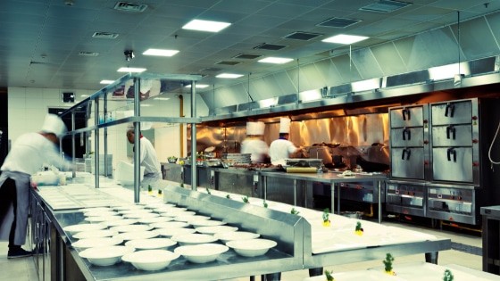 commercial kitchen lighting