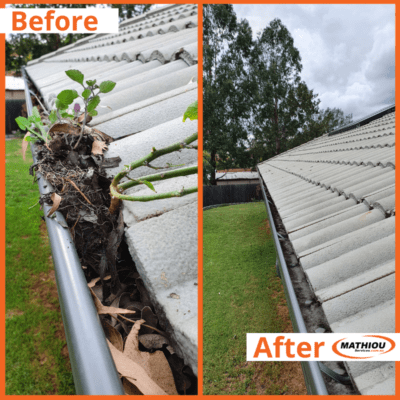Hiring a professional gutter cleaning service is one way to maintain a property