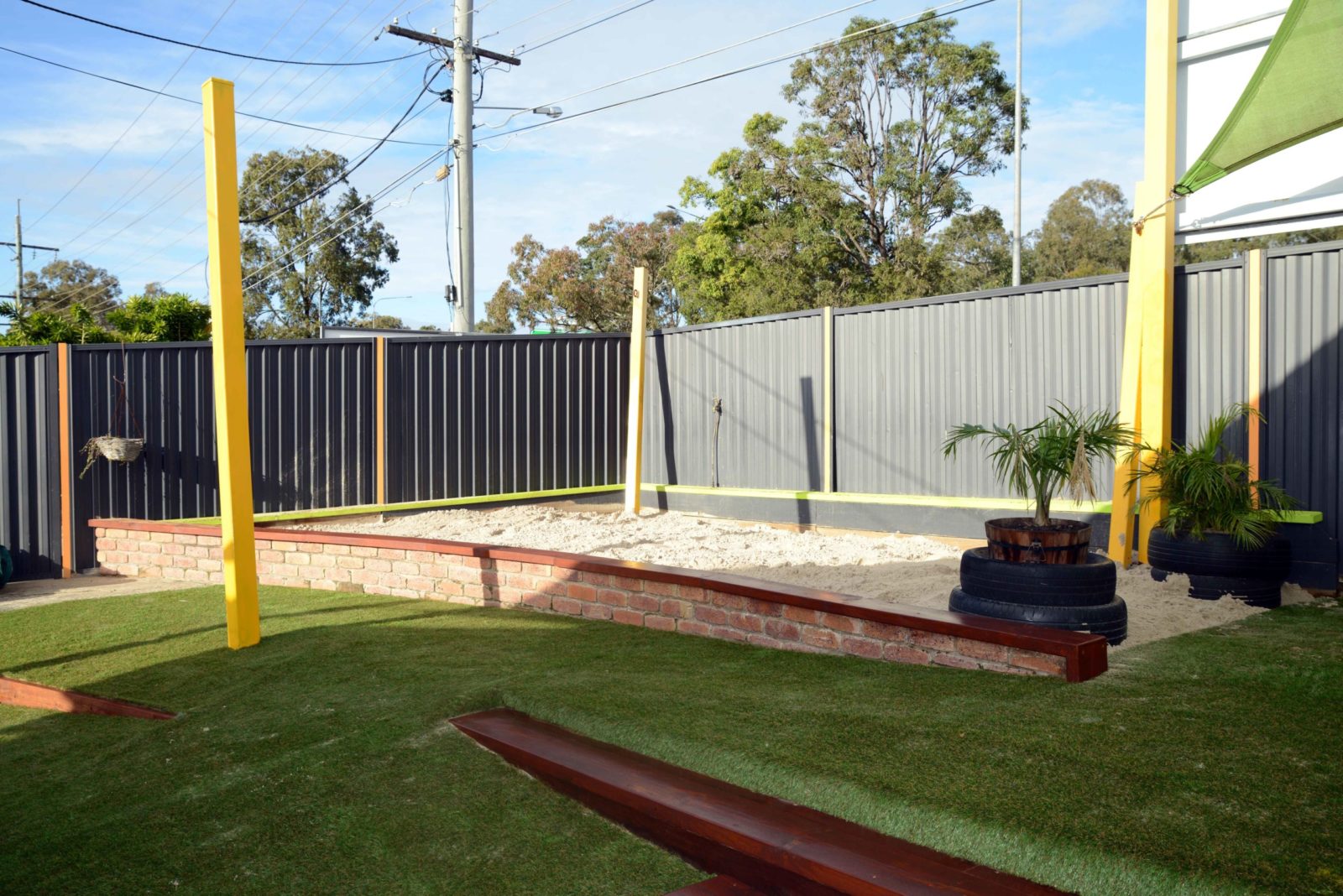 After sandpit top up