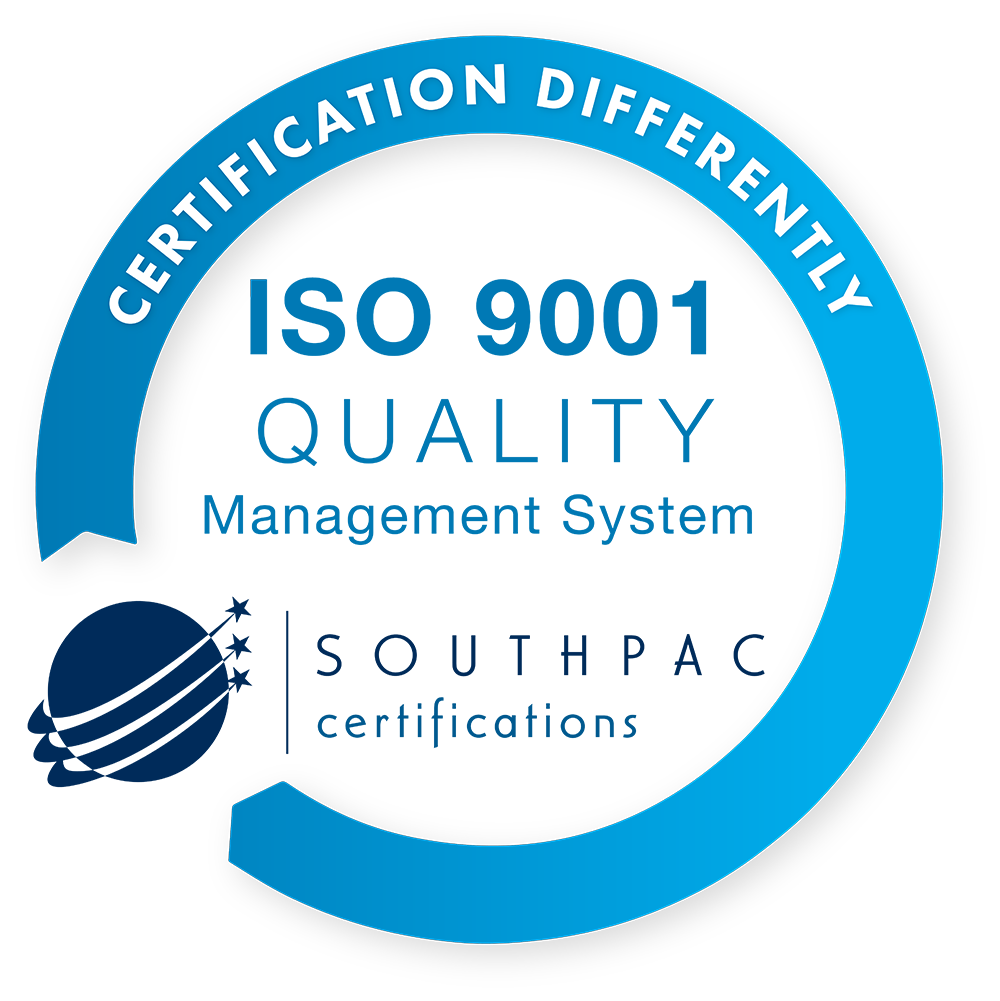 Southpac Certifications Quality 9001